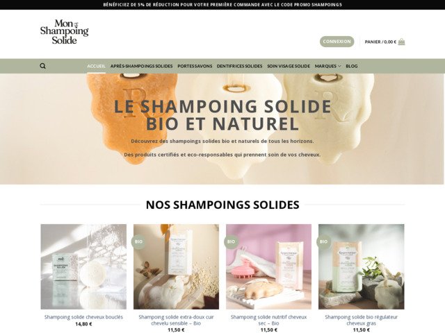 Mon shampoing solide