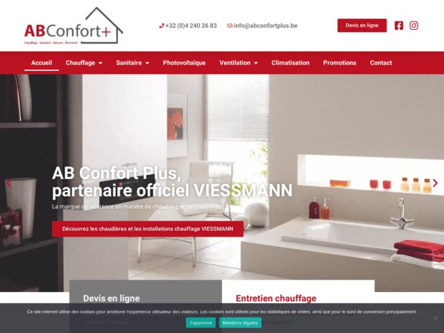 Chauffagiste à Liège : AB Confort Plus