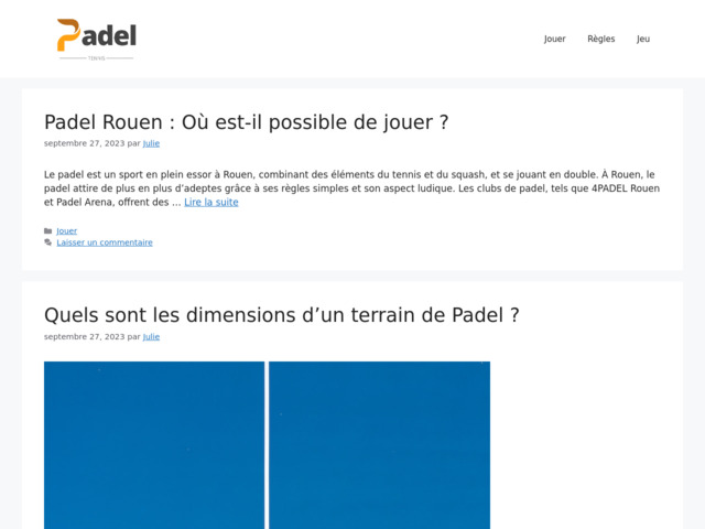Decouvrez le monde du tennis et padel sur tennis-padel.fr !