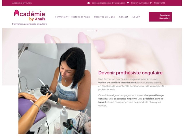 Académie by anais formation prothésiste ongulaire