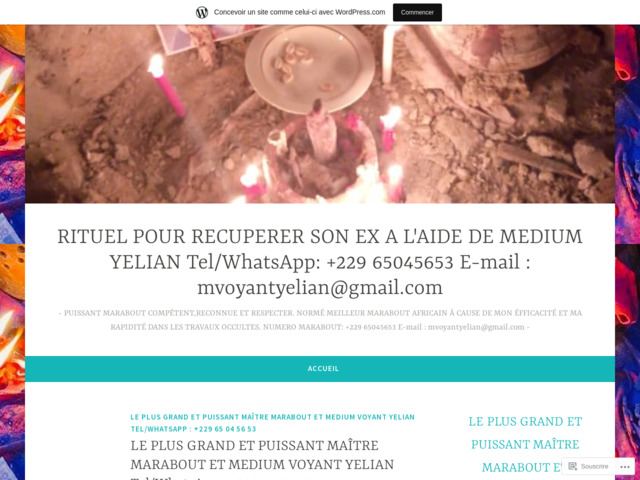 Rituel pour récupérer son ex à l'aide de medium Yelian