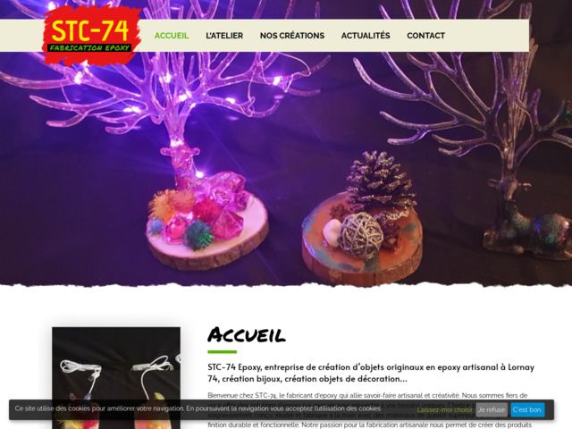 Creation artisanale epoxy à Poisy