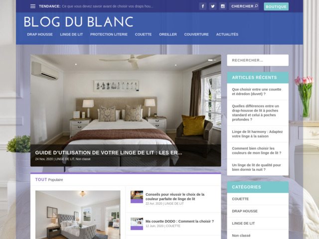 Blog du blanc - le blog de la boutique du blanc