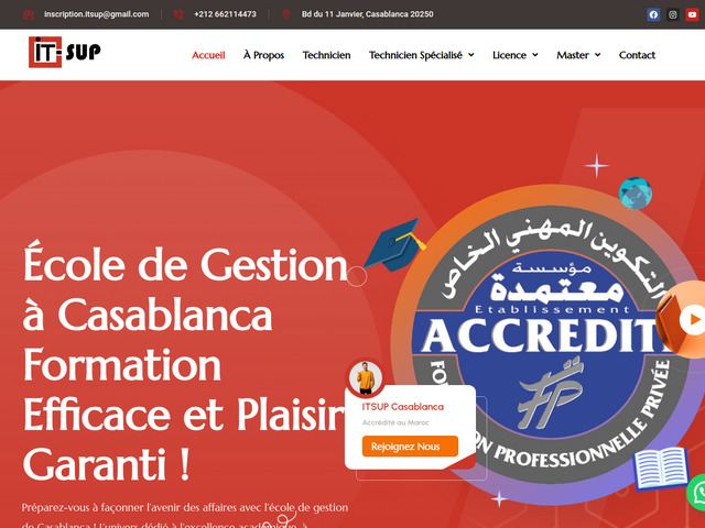 Ecole de gestion à Casablanca