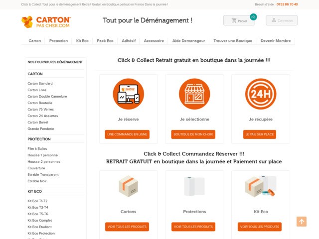 Carton déménagement