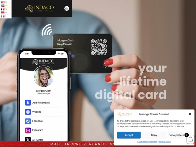 Cartes de visite 2.0 avec compatibilité qr code et nfc