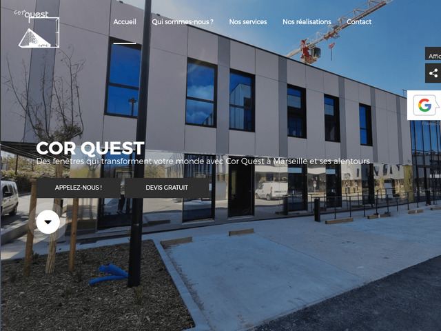 Cor Quest : votre expert en menuiserie aluminium à Marseille