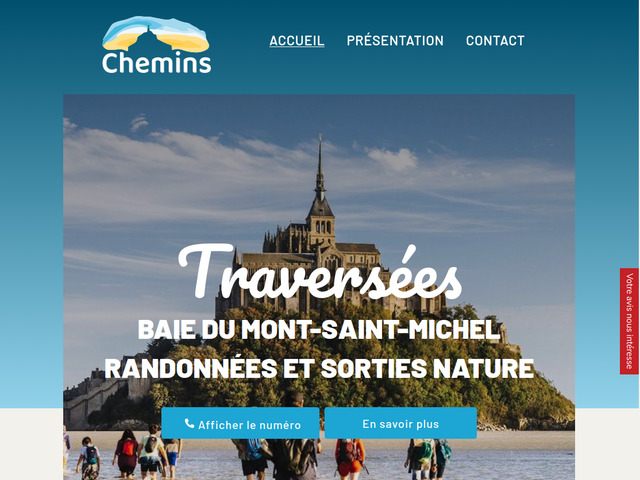 Chemins de la baie : balade exceptionnelle au  mont saint michel