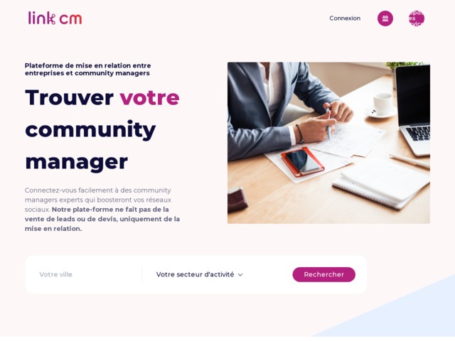 LinkCM plateforme freelance