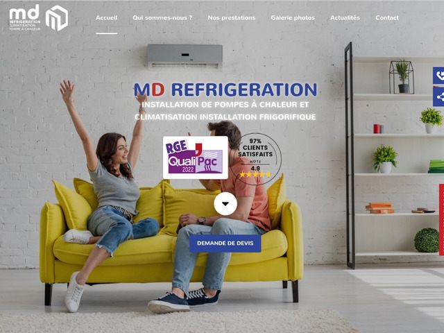 Expert en climatisation à Paris : MD Réfrigération