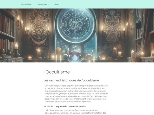 Les sciences occultes