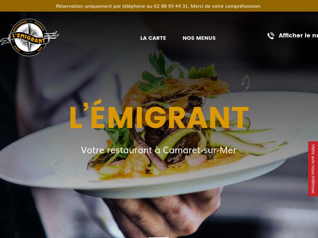 Restaurant à Camaret-sur-Mer