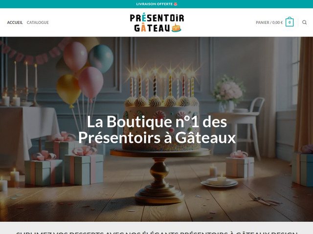 Présentoir gâteau