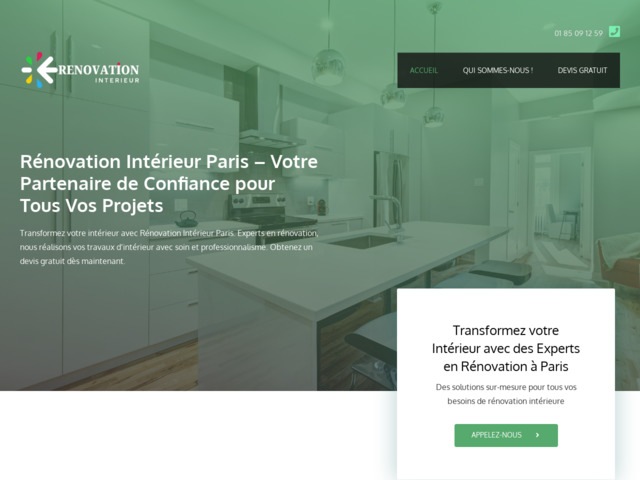 Rénovation intérieur paris - votre partenaire de confiance
