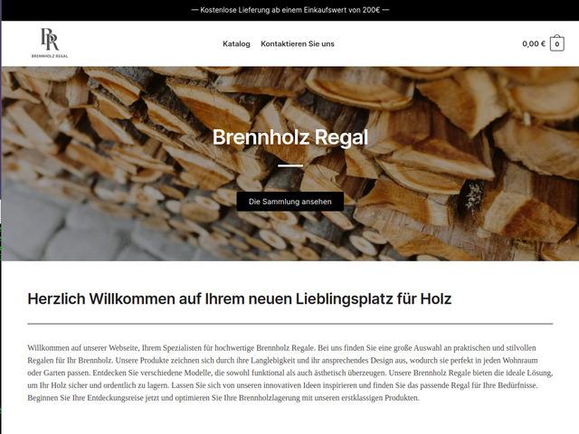 Brennholz regal