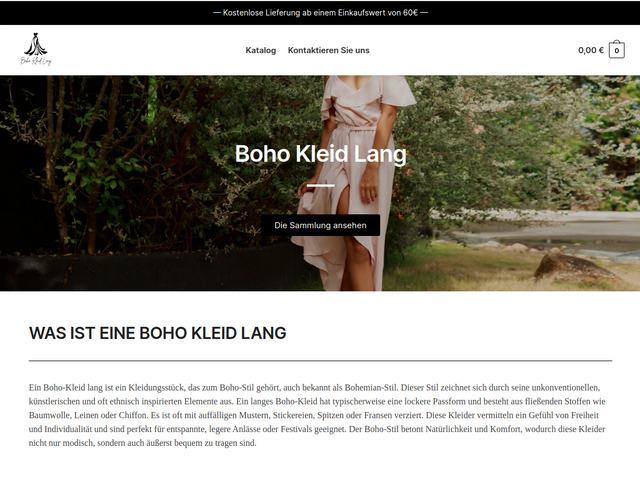 Boho kleid lang