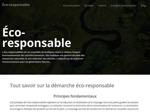 Eco responsable
