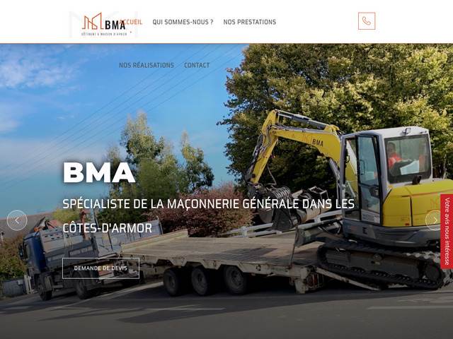 Entreprise de maçonnerie à Saint-Alban | bma