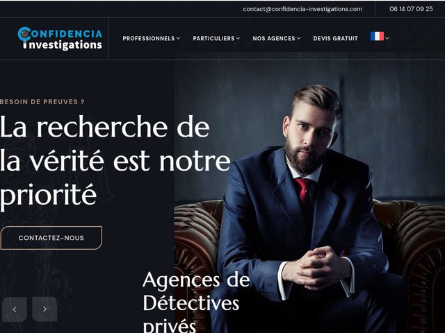 Confidencia investigations ® détective privé