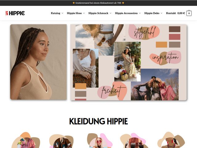 Kleidung Hippie