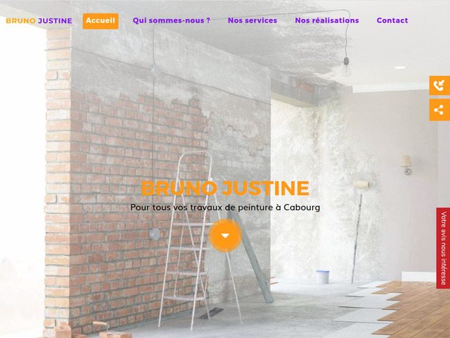 Bruno Justine: artisan peintre  Cabourg pour des intrieurs et extrieurs