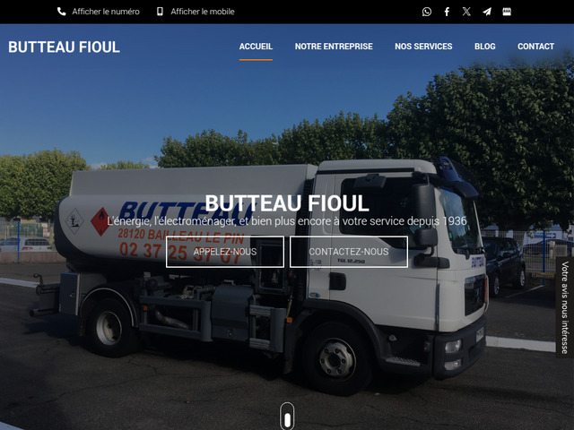 Butteau fioul : plus de 85 ans d'expertise à votre service