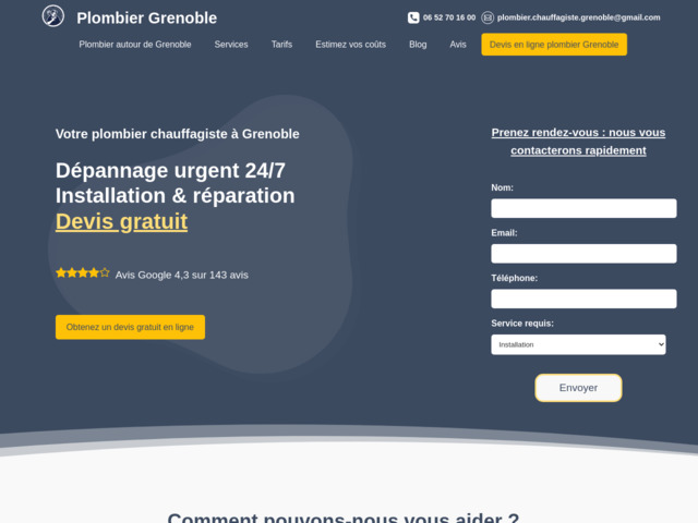 Plombier grenoble sam