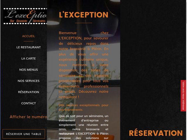 Location de salle à plérin | l'exception