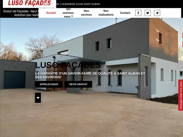 Luso Façades : votre partenaire en enduit de façade à Toulouse