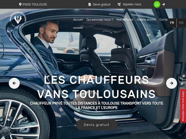 Votre chauffeur VTC à Toulouse et ses environs