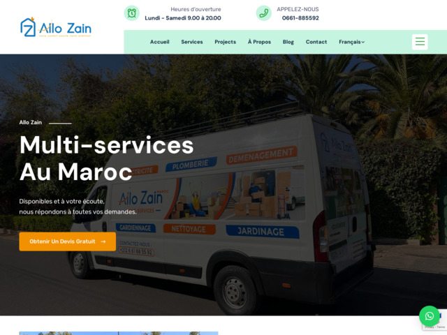 Allozain, expert en nettoyage et déménagement à Marrakech
