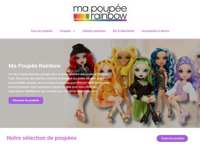 Ma poupée rainbow