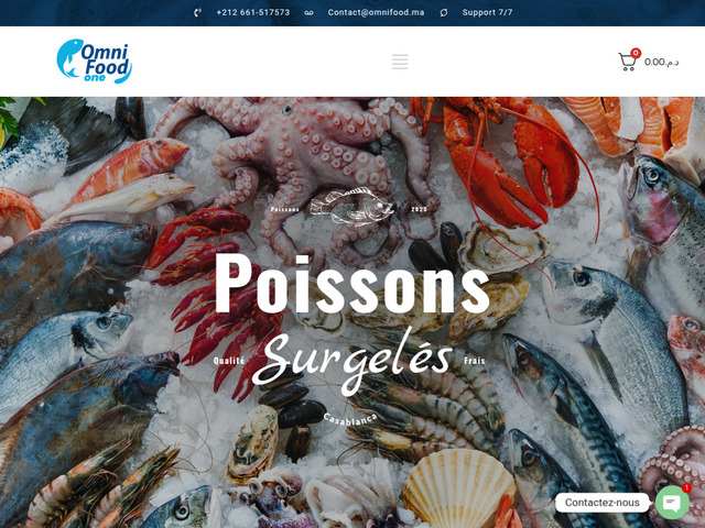Poissons surgelés