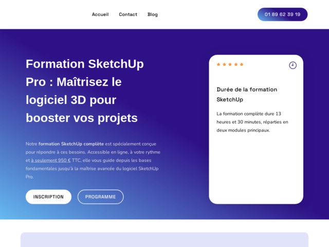 Formation Sketchup en ligne: maîtrisez la modélisation 3D dès aujourd'hui