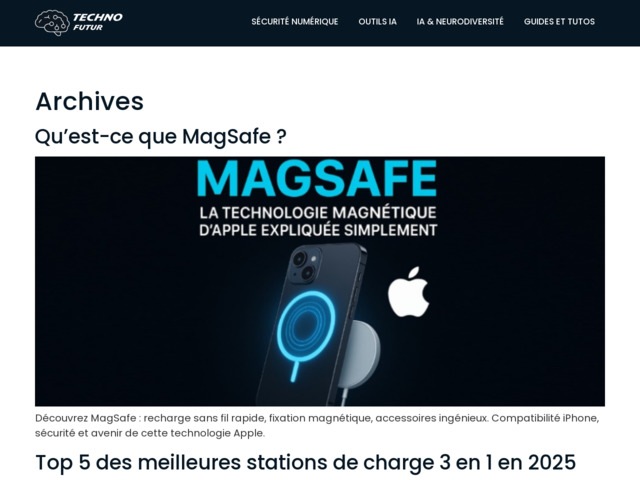 Techno Futur : l'expertise high tech à la portée de tous !