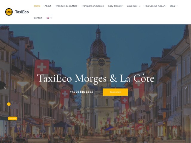 Taxieco.ch – service de taxi fiable, ponctuel et personnalisé en suisse