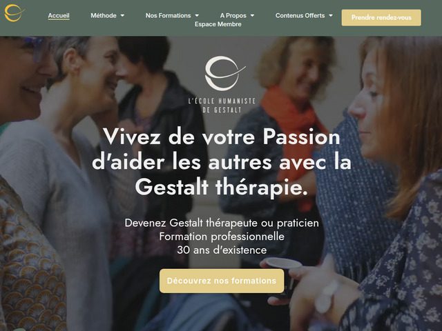 Devenez Gestalt-thrapeute avec l'Ecole Humaniste de Gestalt