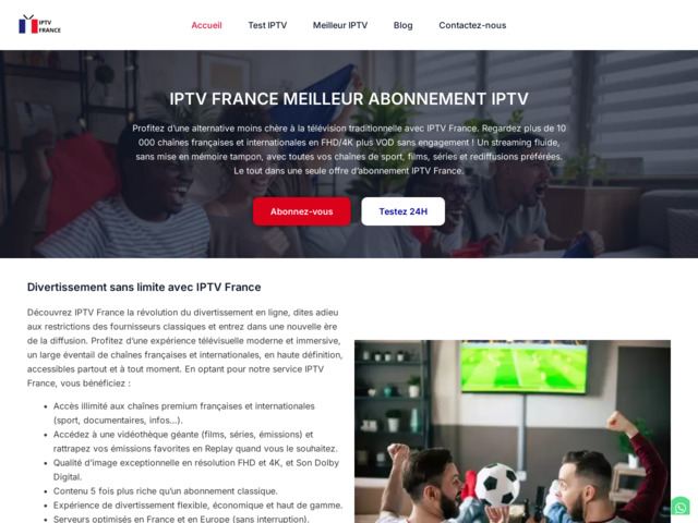 Iptv France abonnement iptv de qualité