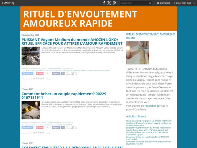 Rituel d'envoutement amoureux rapide