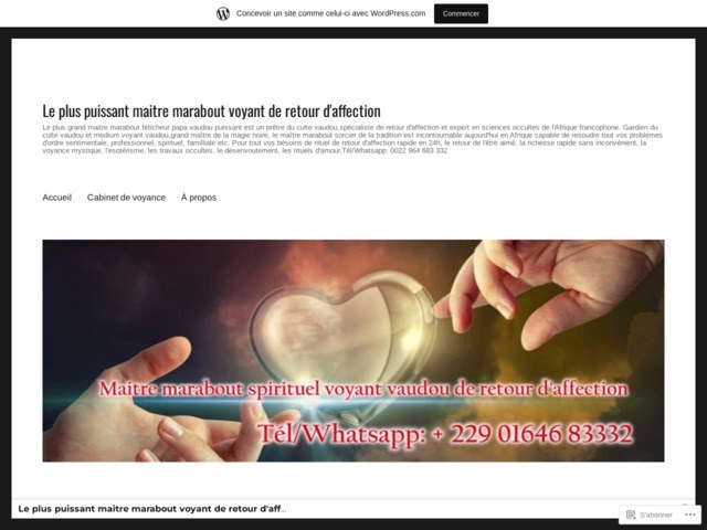 Le plus puissant maitre marabout voyant de retour d'affection