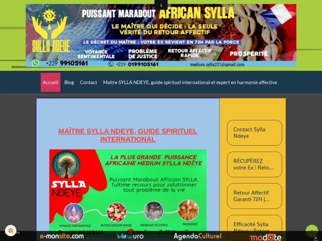 Matre sylla ndeye, guide spirituel international