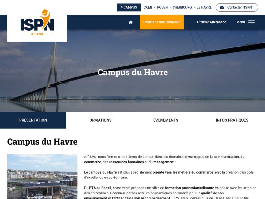 Ispn - centre de formation en alternance au havre (76)
