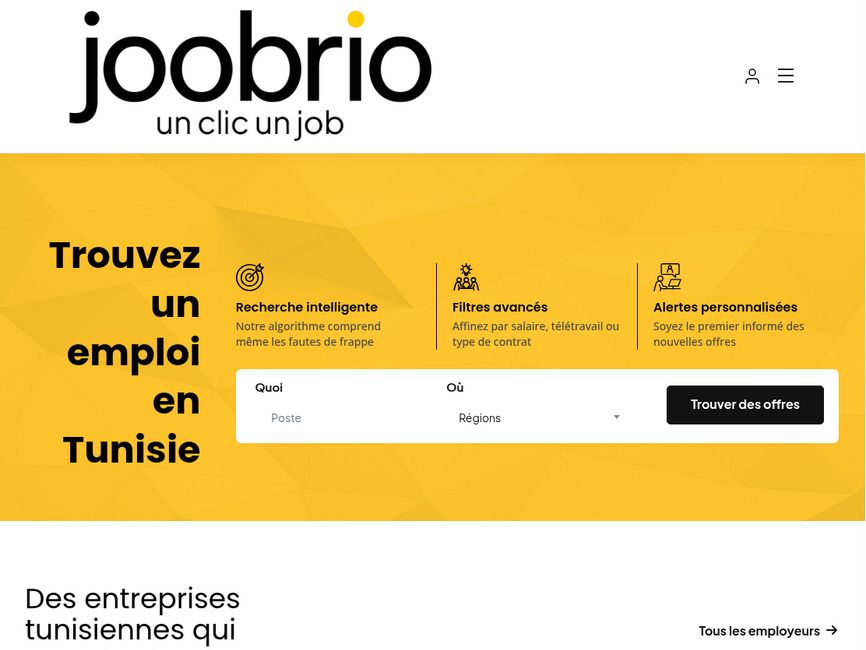 Joobrio - annonces d'emploi en tunisie