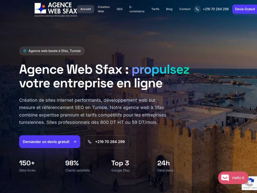 Agence web sfax - agence cr�ation site internet et seo 