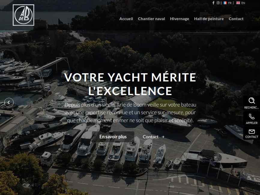 Hivernage de bateau � mandelieu - arie de boom