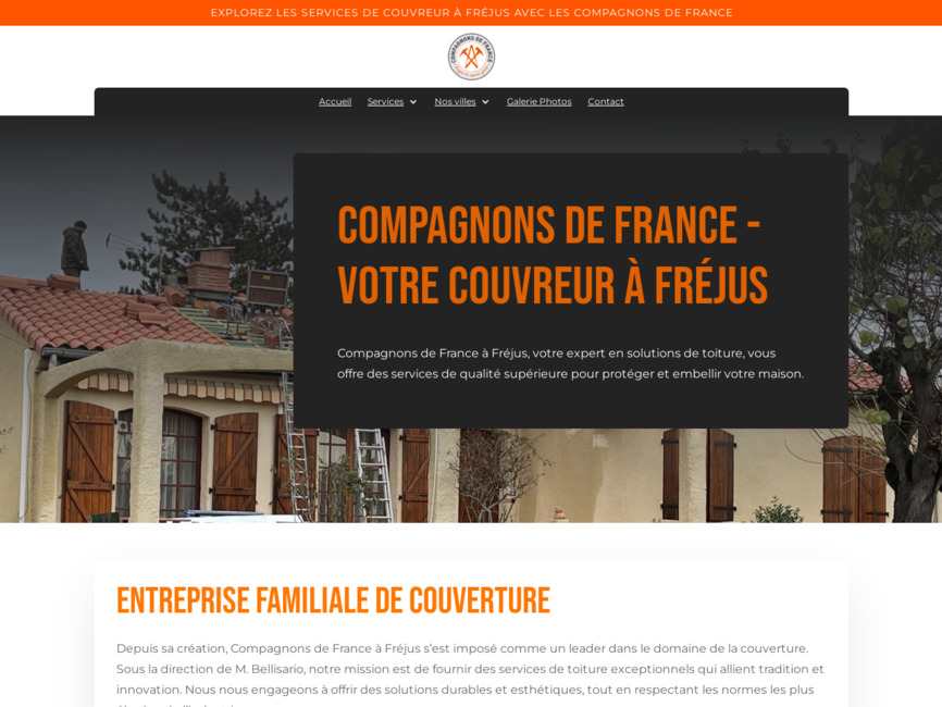 Couvreur fr�jus compagnons de france