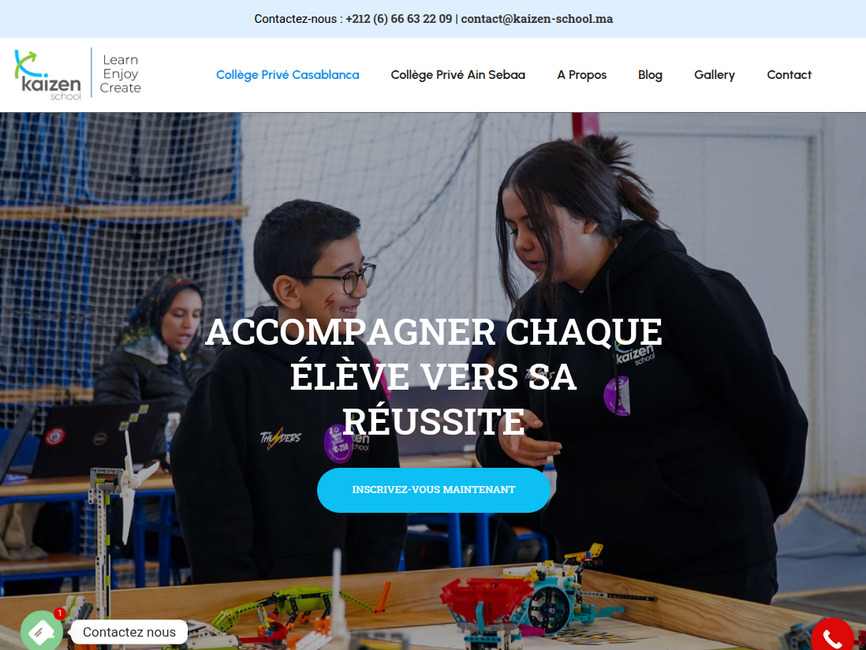Un coll�ge priv� � casablanca ax� sur l'excellence