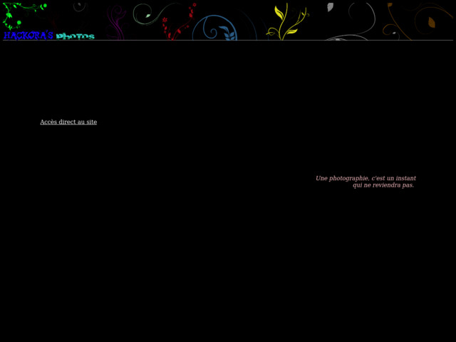 Hackora's photographs