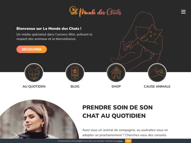 Animalerie en ligne pour Chat - Le Monde des Chats