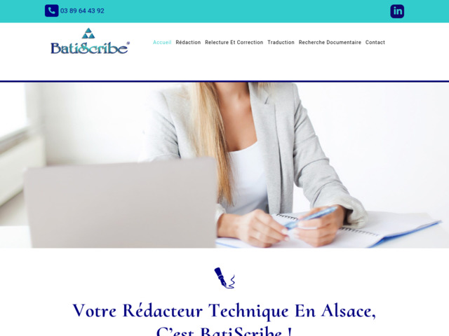 Rédacteur technique Batiscribe Alsace